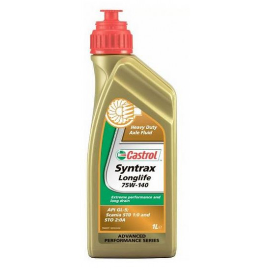 Масло Трансмиссионное 75w140 GL5 1л Castrol Syntrax Longlife (замена SAFX)