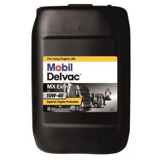 Масло моторное 10w40 20л Mobil Delvac MX Extra п/син.