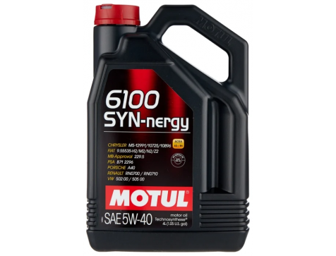 Масло моторное 5w40 4л MOTUL 6100 Syn-Nergy син Масло моторное 5w40 4л MOTUL 6100 Syn-Nergy син