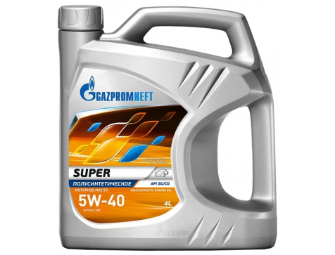 Масло моторное 5w40 4л Gazpromneft Super Масло моторное 5w40 4л Gazpromneft Super